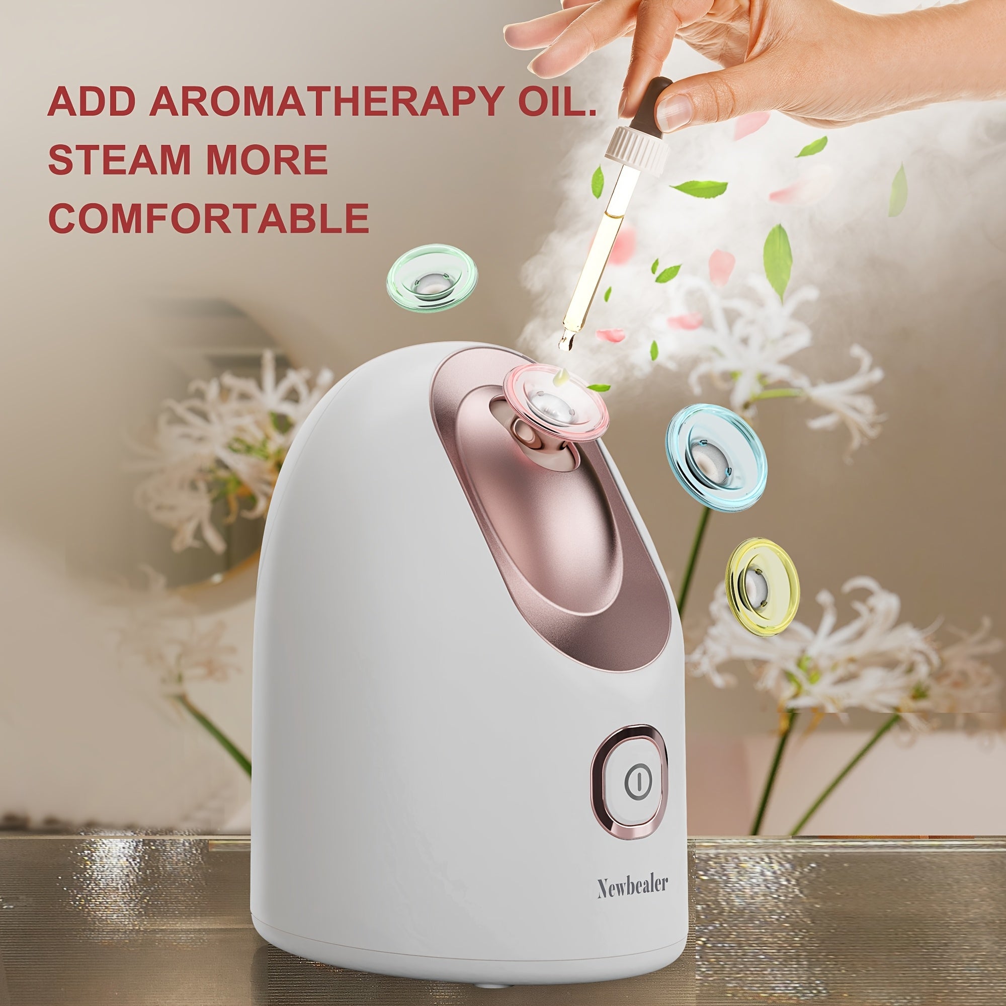 Portable Facial Steamer, Deep Hydrating And Moisturizing Spray, Hot Mist Facial Spa Humidifier, Face Hydration Device, Deep Moisturizing, Facial Skincare Sprayer, Easy And Convenient Spa Experience